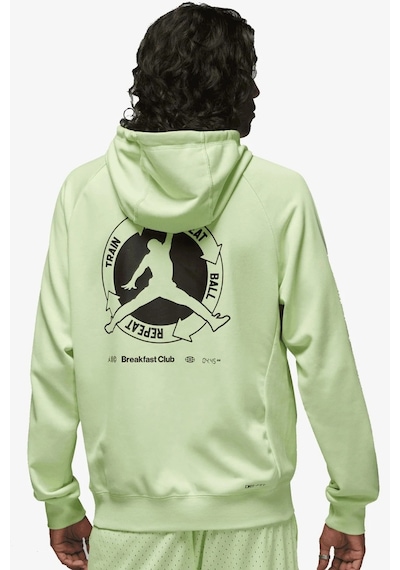 Nike Jordan Dri Fit Sport Bc Men's Fleece Hoodie Erkek Kapüşonlu Sweatshirt Yeşil Yeşil
