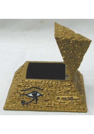 Wise Mısır Tarihi-PİRAMİD MÜCEVHER KUTUSU-8*10,5*10,5 CM Altın