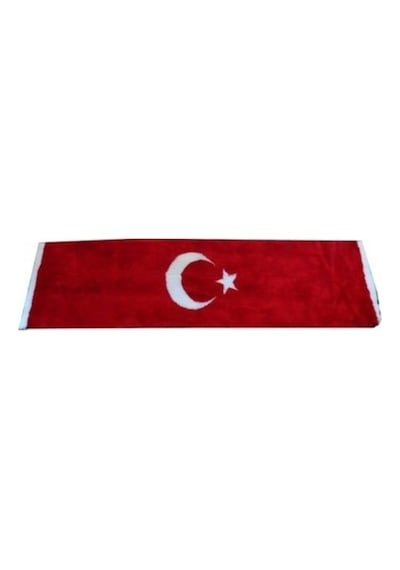 Peluş Türk Bayrak Ay Yıldızlı Torpido Üstü Tüylü Peluş