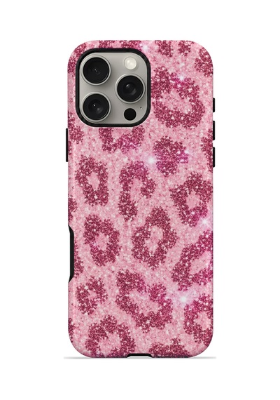 Velvoria Valestra Pembe Leopar Apple Apple iPhone Uyumlu 16 Pro Max Magsafe Koruma Kılıfı Valestra Magline - Pembe Leopar