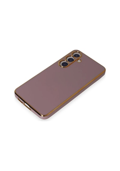 Samsung Uyumlu Galaxy S24 Plus Kılıf Volet Silikon - Mor 0.2M-Çok Renkli