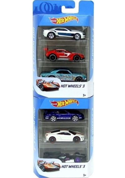 Hot Wheels 3'lü Araba Seti - Farklılık Gösterebilir