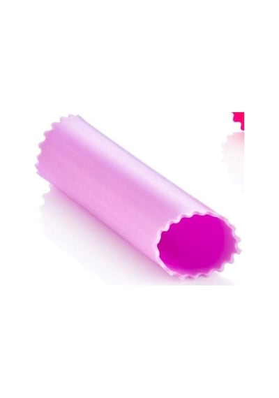 Silikon Renkli Sarımsak Soyucu Rulo Pembe Diğer