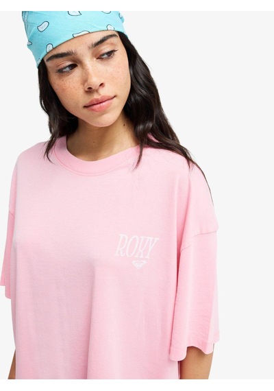 Roxy Talloversize Washed Kadın T-shirt-erjzt06081 Pembe