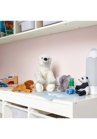 Kutup Ayısı Peluş Oyuncak, Snuttıg Yumuşak Oyuncak, Beyaz, 29 Cm Beyaz
