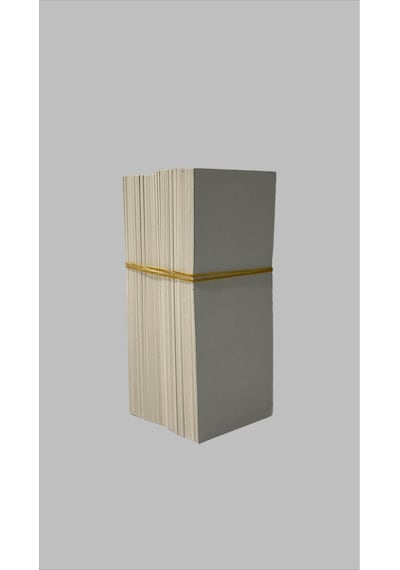 Boş Kelime Kartları Etiket 5x8cm 100 Adet Boş Kart Boş Kartvizit
