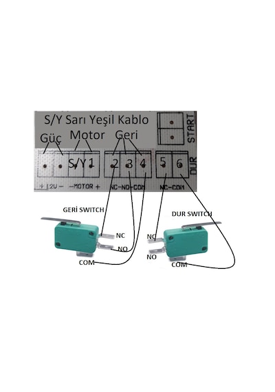 Top O Matic Sarma Sigara Makinası Yön Kartı 5A Çin Röle Kartı 2Xswitc+4Xcamsigorta