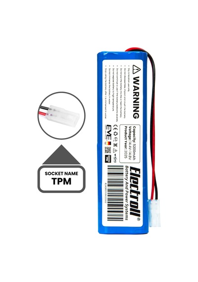Bilicra Moby Batarya Standart Kapasite 5200mah Pil Robot Süpürge Bataryası
