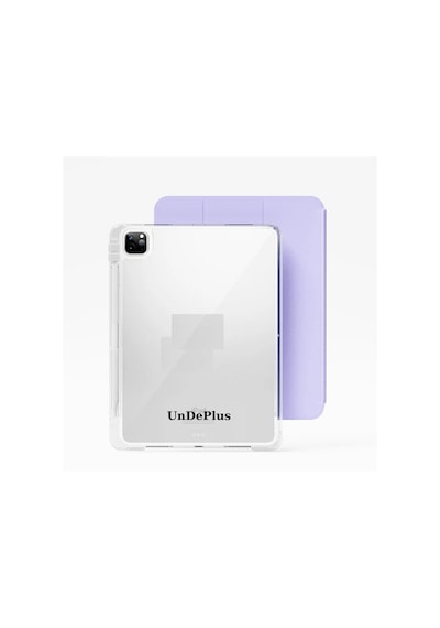 Apple Uyumlu iPad Pro 12.9 3./4./5./6. Nesil Kılıf Kalem Bölmeli Akrilik Şeffaf Ayrılabilir Case 2018-2022 Kılıf