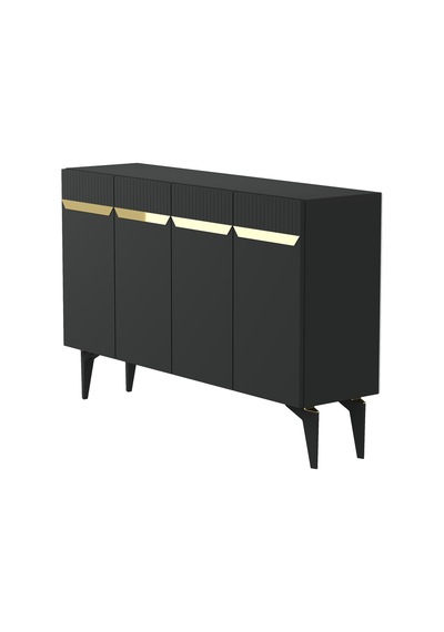Ka1244ag Duma Konsol Antrasit-gold 120cm Antrasit - Gold