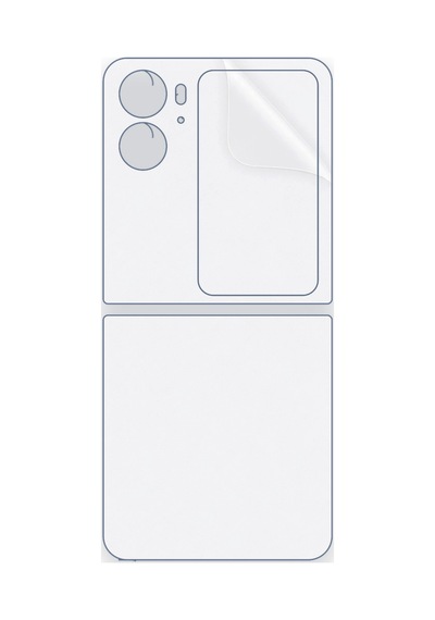 Oppo Find N2 Flip Uyumlu Arka Yüzey Hidrojel Koruyucu Film