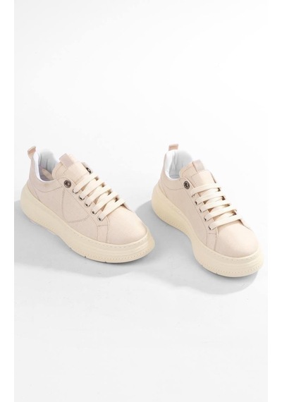 Paris Bej Sade Ve Zarif Günlük Sneaker Mh2456-bej Bej