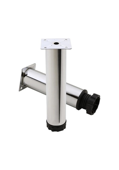 2 Adet Ayarlanabilir, Mobilya, Kanepe, Baza, Koltuk Metal Yükseltici Ayak, 12 Cm Krom Ayak Gümüş Diğer