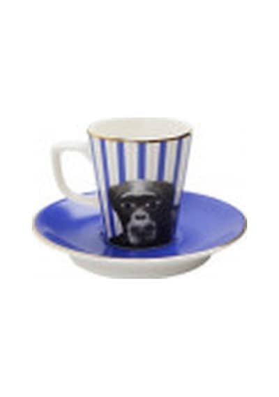 Porland Wild Life Monkey Tabaklı Kahve Fincanı 75Cc 04Alm005280