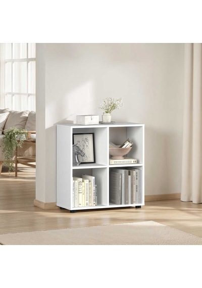 Cubic Kitaplık Beyaz 70x72x30 Cm Beyaz