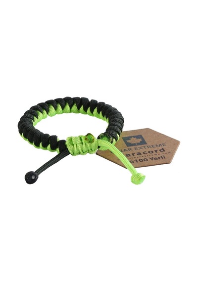 Neon Sarı Snake Paracord Bileklik Çınar Extreme Çok Renkli