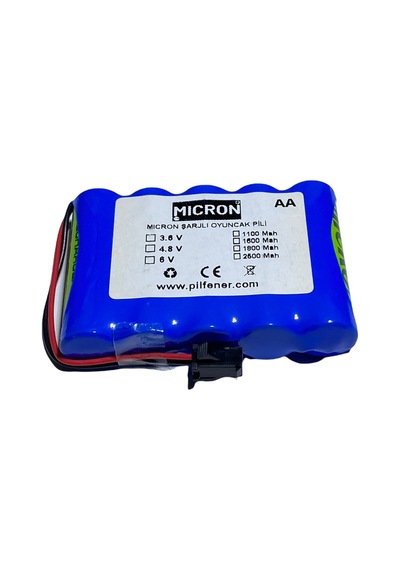 Micron 6v 2500mah Aa Uzaktan Kumandalı Şarjlı Araba Pili (Batarya)