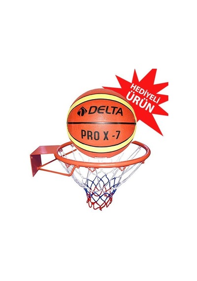 Delta Deluxe Basketbol Çemberi + Basketbol Topu Ve Filesi