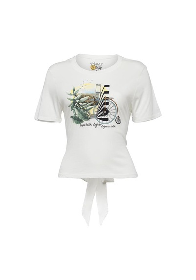 Biggdesign Nature Boğazda Bisiklet Kadın T-shirt 001