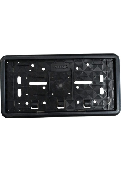 Çerçeveli Dikdörtgen Plakalık Plaka Altlığı Siyah 32x17cm 1 Adet 32x17 Cm