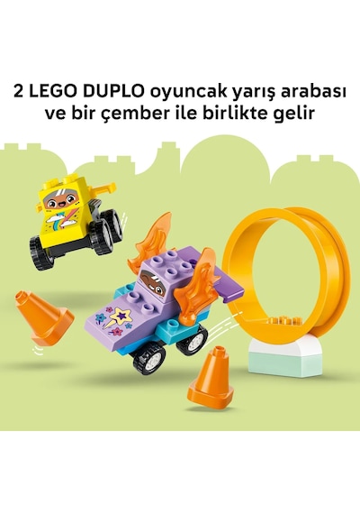 LEGO® DUPLO® Kasabası 3’ü 1 Arada Araçlarla Yaratıcı Rampalar 10478 - 3+ için Aksesuarlar İçeren Eğitici Oyuncak Yapım Seti (111P)