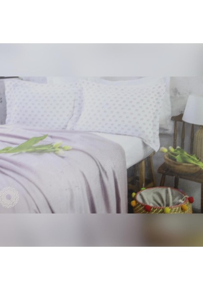 Apricitas Home Noble Çift Kişilik Bambu Pike Takımı Gri