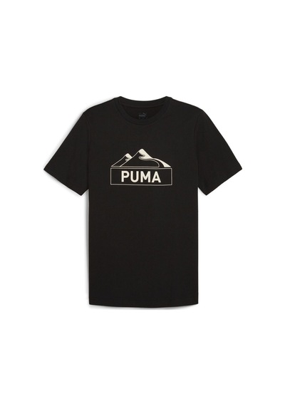 Puma Open Road Graphic Tee Erkek K.kol Tshırt Siyah Siyah