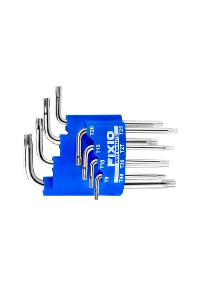 Fixio Torx Alyan Anahtar Takımı - Kısa - 8 Parça Tork Allen