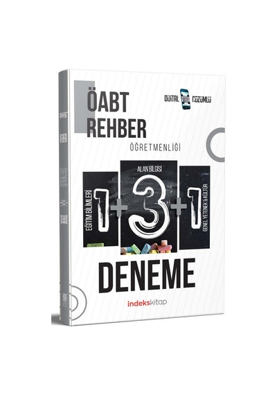 İndeks Kitap 2022 ÖABT Rehber Öğretmenliği 5 Deneme Dijital