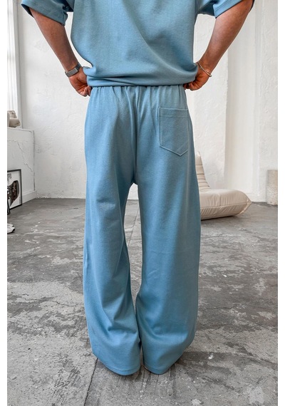 Bebe Mavisi Cozy Premium Basic Baggy Eşofman Bebe Mavisi