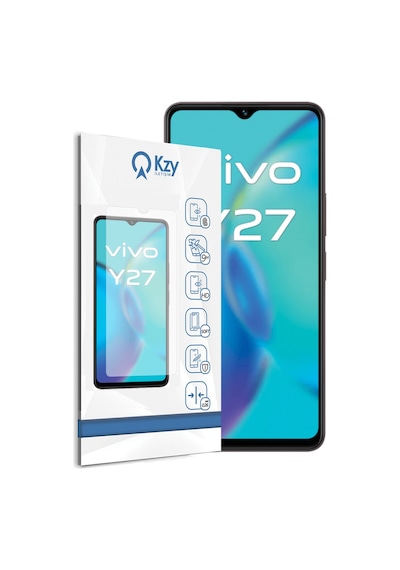Vivo Y27 İle Uyumlu Temperli Ekran Koruyucu Kırılmaz Cam