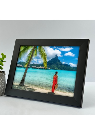 Ddecolıfe İkili Fotoğraf Çerçevesi, Resim Çerçevesi, 21x15 Siyah
