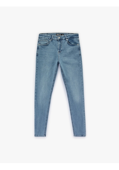 Koton Normal Bel Pamuklu Skinny Fit Jean Pantolon - Michael Jean Açık İndigo 6sam40052nd Açık İndigo Koton Normal Bel Pamuklu Skinny Fit Jean Pantolon - Michael Jean Açık İndigo 6sam40052nd Açık İndigo