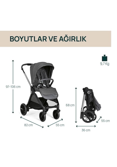 Chicco Duo Bellagio Travel Sistem Bebek Arabası