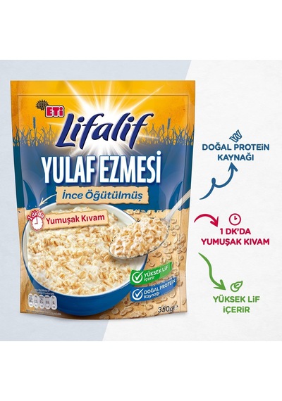 İnce Öğütülmüş Yulaf Ezmesi 350 G