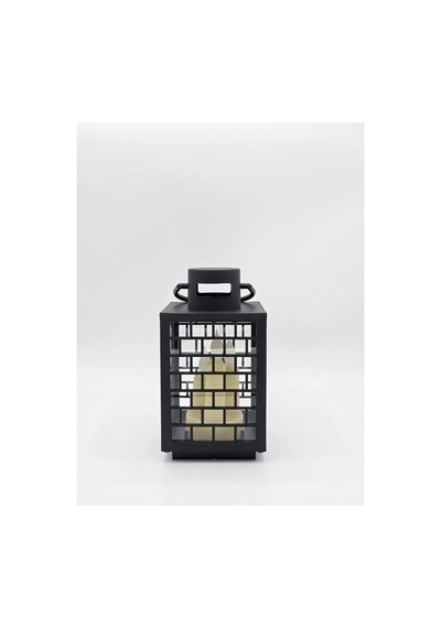 Dekoratif Pilli Led Mumlu Kandil Asılabilir Fener 21 X 11 Cm