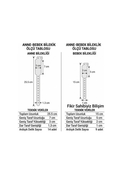 100 Adet Anne Bebek Kol Bandı Takip Bilekliği Beyaz - Doğumhane Kilitli - Sağlık Bakanlığı Uyumlu Seri Nolu