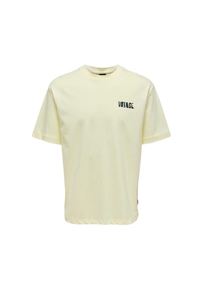 Only Erkek T-shirt 22025301 Sarı