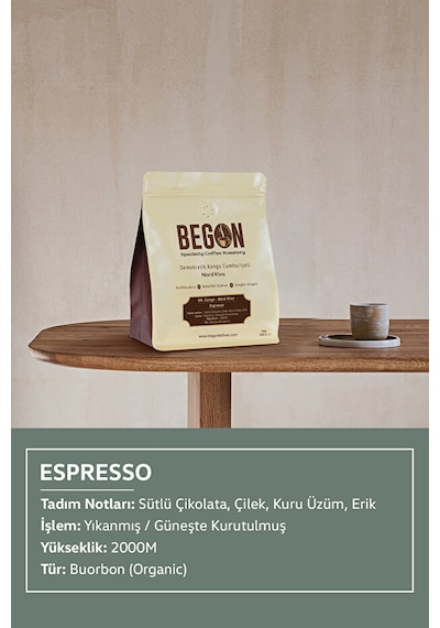 Nord Kivu Premium Espresso Öğütülmüş Kahve Fırsat Paketi 250g X 3 Adet Espresso