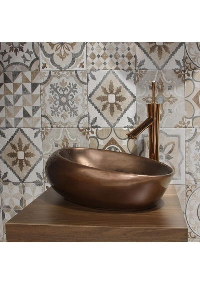 Fontana F-623 Lavabo Bataryası Rose Gold