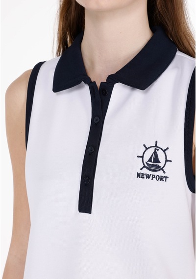 Colin's Colins Slim Fit Nakışlı Kadın Beyaz Kolsuz Elbise Cl1073048 Q1.v1 Wht Beyaz