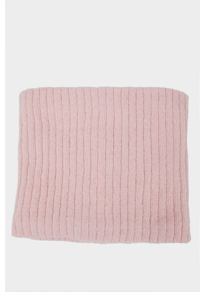 Defacto Kız Çocuk İçi Suni Yünlü Triko Boyunluk F4191a825wnpn22 Pembe