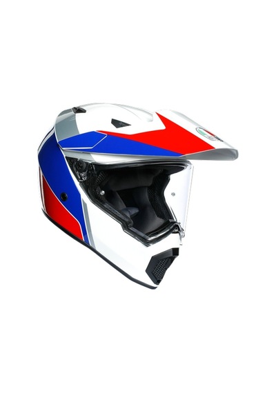 Agv Ax-9 Kask Atlante White Blue Red