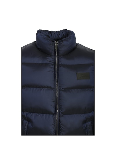Erkek Lacivert Termo Dolumlu Two Tone Rüzgar Ve Su Itici Slim Fit Mont Ncs Jeans 4990-Lacivert