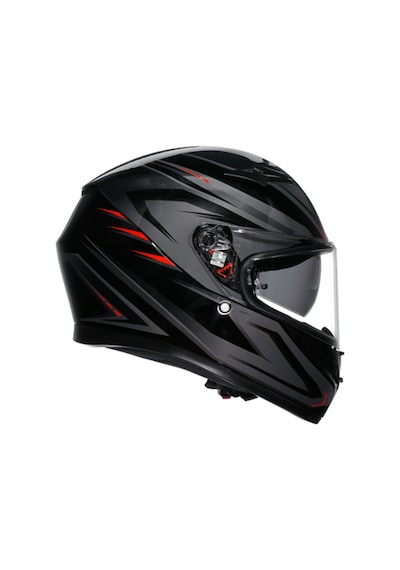 Agv K3 Syth Black Red Kapalı Kask Çok Renkli