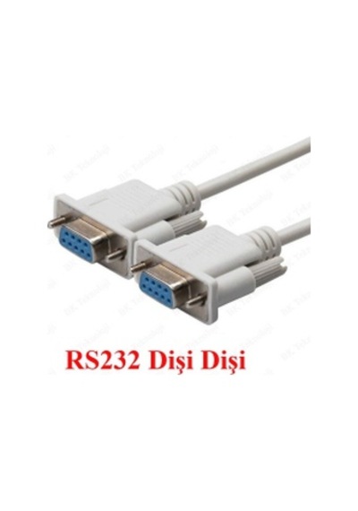 10 Metre Com Kablo 10 Metre Rs232 Dişi Dişi Kablo 10 Metre 9 Pin Dişi Dişi Kablo