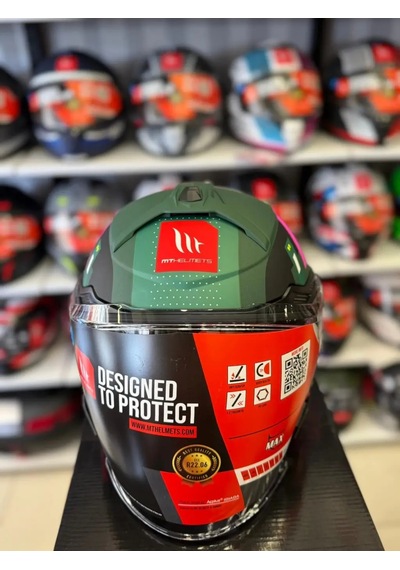 Mt Helmets Mt Cosmo Sv Sergıo Garcıa D18 Motosiklet Kaskı Pembe Yeşil