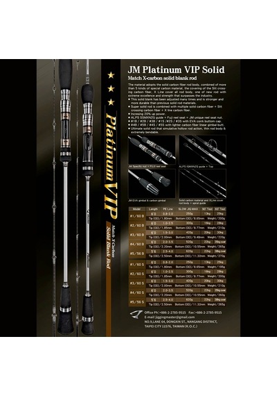 Jigging Master Platinum Vıp 5b 167cm 620gr Jig Olta Kamışı