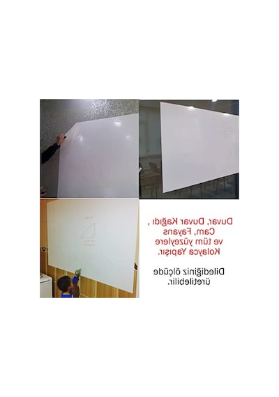 120x150 Cm Beyaz Kağıt Tahta, Hediye İle 124-Pembe