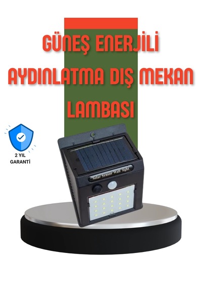 Zenvia Hareket Sensörlü Güneş Enerjili Dış Mekan Led Lamba 100/144 Led Znv2026